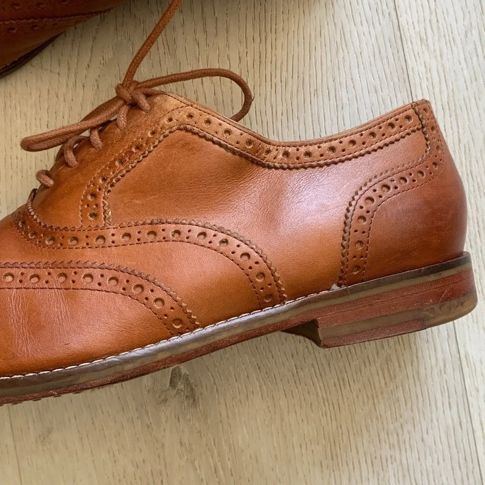 Cole Haan Leather Mens Shiny‎ Oxfords
